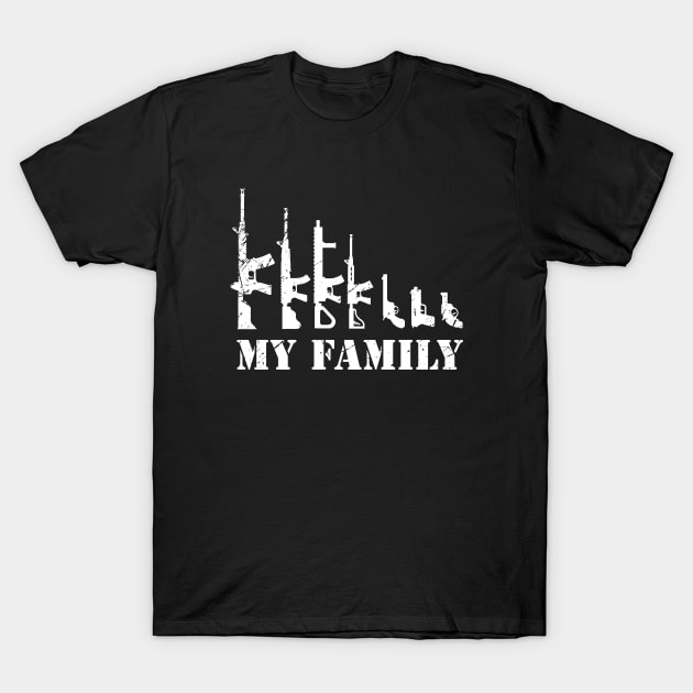 My Family gun lover T-Shirt by sunima